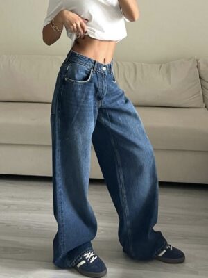 Blue Baggy Jeans