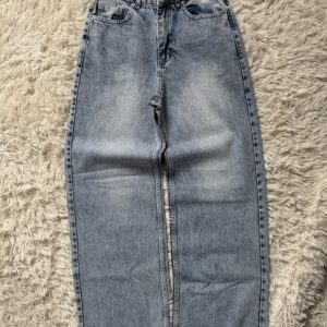 Blue Washed Baggy Jeans