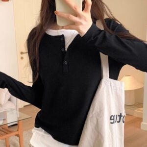 Two Piece Long Sleeve Top